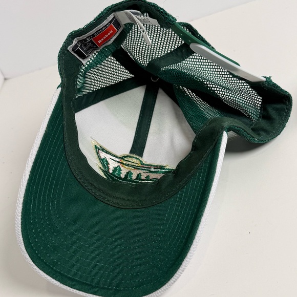 Minnesota Wild Reebok Center Ice Trucker Style Cap Strapback Wild Logo NHL - Picture 7 of 8